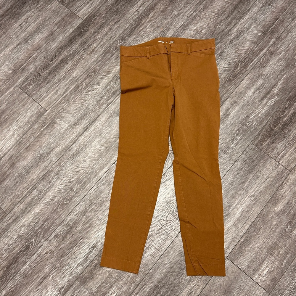 Old Navy High-Rise Pixie Skinny Pants | Caramel / Tobacco | Size 12